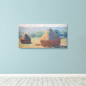 Toile Claude Monet - Haystacks, fin de l'été (Insitu (Plancher de Bois))