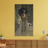 Toile Claude Monet | Homme avec parapluie, c.1868-69 (Insitu(Salon))