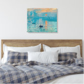 Toile CLAUDE MONET - Impression, lever du soleil 1872 (Insitu(Chambre))