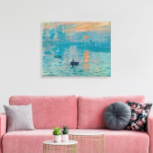 Toile CLAUDE MONET - Impression, lever du soleil 1872 (Insitu(Salon))