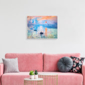 Toile Claude Monet - Impression, soleil levant (Insitu(Salon))