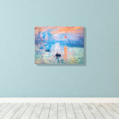 Toile Claude Monet - Impression, soleil levant (Insitu (Plancher de Bois))