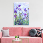 Toile Claude Monet - Iris mauves / Lilac Irises (Insitu(Salon))