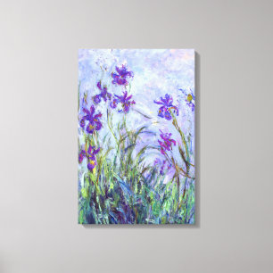 Toile Claude Monet - Iris mauves / Lilac Irises