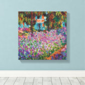 Toile Claude Monet - Irises in Monet's Garden Fine Art (Insitu (Plancher de Bois))