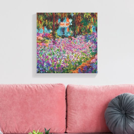 Toile Claude Monet - Irises in Monet's Garden Fine Art (Insitu(Salon))