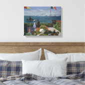 Toile Claude Monet - Jardin de Sainte-Adresse (Insitu(Chambre))
