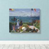 Toile Claude Monet - Jardin de Sainte-Adresse (Insitu (Plancher de Bois))