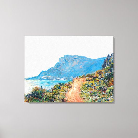 Toile Claude Monet La Corniche près de Monaco (Recto)