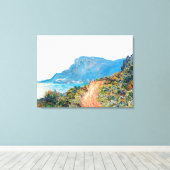 Toile Claude Monet La Corniche près de Monaco (Insitu (Plancher de Bois))