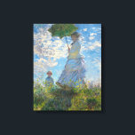 Toile Claude Monet - La Promenade, Femme avec un Parasol<br><div class="desc">La Promenade, Femme avec un Parasol / Madame Monet et son fils / La Promenade / La Femme a l'ombrelle - Claude Monet, 1875</div>