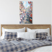 Toile Claude Monet - La Rue Montorgueil - Paris (Insitu(Chambre))
