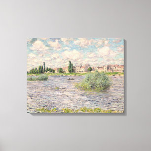 Toile Claude Monet   la Seine chez Lavacourt
