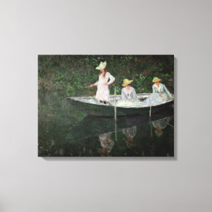 Toile Claude Monet   le bateau chez Giverny, c.1887