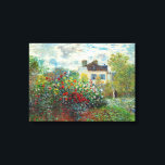 Toile Claude Monet - Le Jardin de l'Artiste à Argenteuil<br><div class="desc">Le Jardin de l'Artiste à Argenteuil / Un Coin du Jardin avec Dahlias - Claude Monet,  Huile sur Toile,  1873</div>