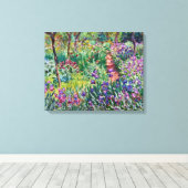 Toile Claude Monet - Le jardin de l'artiste à Giverny (Insitu (Plancher de Bois))