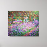 Toile Claude Monet - Le jardin de l'artiste à Giverny<br><div class="desc">Jardin de l'artiste à Giverny / Le Jardin de l'artiste a Giverny - Claude Monet,  1900</div>