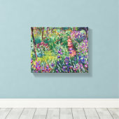 Toile Claude Monet - Le jardin de l'artiste à Giverny (Insitu (Plancher de Bois))