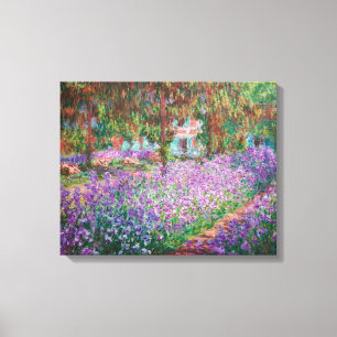 Toile Claude Monet - Le jardin de l'artiste à Giverny