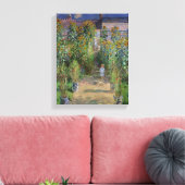 Toile Claude Monet | Le jardin de l'artiste à Vetheuil (Insitu(Salon))