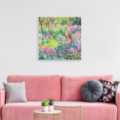 Toile Claude Monet - Le jardin d'iris à Giverny (Insitu(Salon))