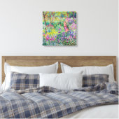 Toile Claude Monet - Le jardin d'iris à Giverny (Insitu(Chambre))