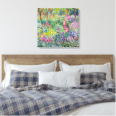 Toile Claude Monet - Le jardin d'Iris à Giverny (Insitu(Chambre))