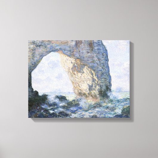 Toile Claude Monet | Le Manneporte Etretat (Recto)