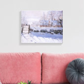 Toile Claude Monet Le Paysage d'hiver Magpie (Insitu(Salon))