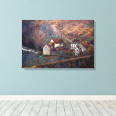 Toile Claude Monet - Le pont de Vervy (Insitu (Plancher de Bois))