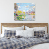 Toile Claude Monet - Le printemps au bord de la Seine (Insitu(Chambre))