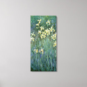 Toile Claude Monet les iris jaunes