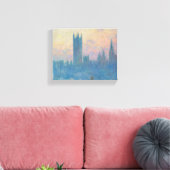 Toile Claude Monet Les maisons du Parlement Coucher de s (Insitu(Salon))