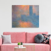 Toile Claude Monet - Les maisons du Parlement Londres (Insitu(Salon))