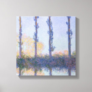 Toile Claude Monet Les Quatre Arbres