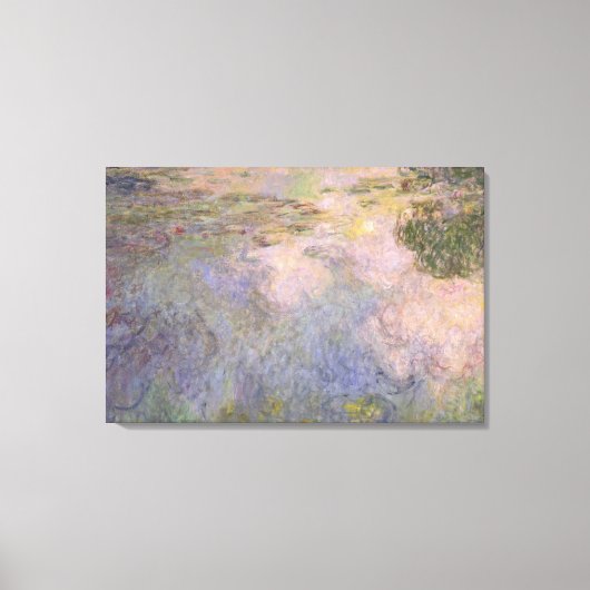 Toile Claude Monet | L'Étang À Eau (Recto)