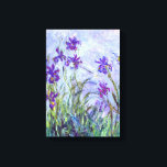 Toile Claude Monet - Lilac Irises / Iris Mauves<br><div class="desc">Lilac Irises / Iris Mauves - Claude Monet,  1914-1917</div>