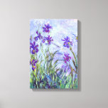 Toile Claude Monet - Lilac Irises / Iris Mauves<br><div class="desc">Lilac Irises / Iris Mauves - Claude Monet,  1914-1917</div>