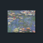 Toile Claude Monet - Lys d'eau<br><div class="desc">Water Lilies par Claude Monet, 1916. Claude Monet a été un fondateur de la peinture impressionniste française, et le praticien le plus cohérent et le plus prolifique de la philosophie du mouvement d'exprimer ses perceptions avant la nature, surtout en ce qui concerne la peinture paysage en plein air. Le terme...</div>