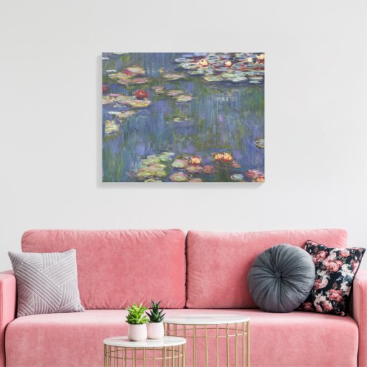 Toile Claude Monet - Lys d'eau (Insitu(Salon))
