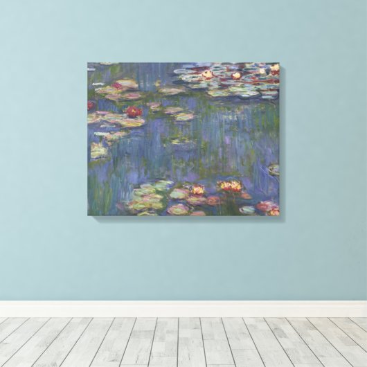 Toile Claude Monet - Lys d'eau (Insitu (Plancher de Bois))
