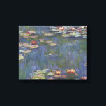 Toile Claude Monet - Lys d'eau<br><div class="desc">Water Lilies par Claude Monet, 1916. Claude Monet a été un fondateur de la peinture impressionniste française, et le praticien le plus cohérent et le plus prolifique de la philosophie du mouvement d'exprimer ses perceptions avant la nature, surtout en ce qui concerne la peinture paysage en plein air. Le terme...</div>