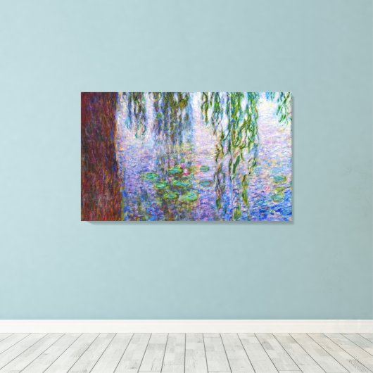 Toile Claude Monet - Lys d'eau (Insitu (Plancher de Bois))
