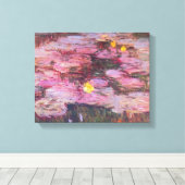 Toile Claude Monet - Lys d'eau 1917 (Insitu (Plancher de Bois))