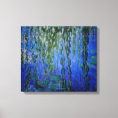 Toile Claude Monet - Lys d'eau avec saule plumant (Recto)