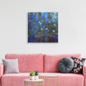 Toile Claude Monet - Lys d'Eau Bleue (Insitu(Salon))