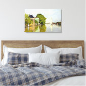 Toile Claude Monet Maisons sur l'Achterzaan (Insitu(Chambre))
