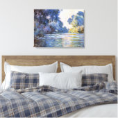 Toile Claude Monet, matin sur la Seine à Giverny (Insitu(Chambre))
