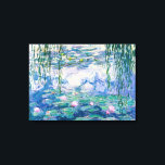 Toile CLAUDE MONET - Nénuphars<br><div class="desc">CLAUDE MONET - Lys d'eau Huile sur toile; reproduction</div>