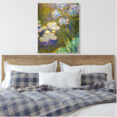 Toile Claude Monet - Nymphéas et Agapanthes (Insitu(Chambre))